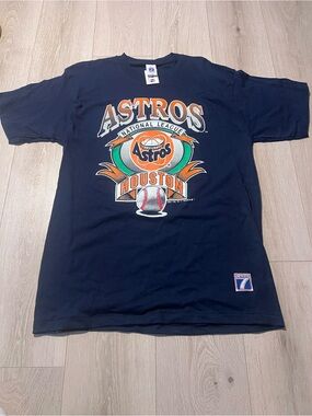 LOGO 7 Navy Tee with Red, White & Blue Patch